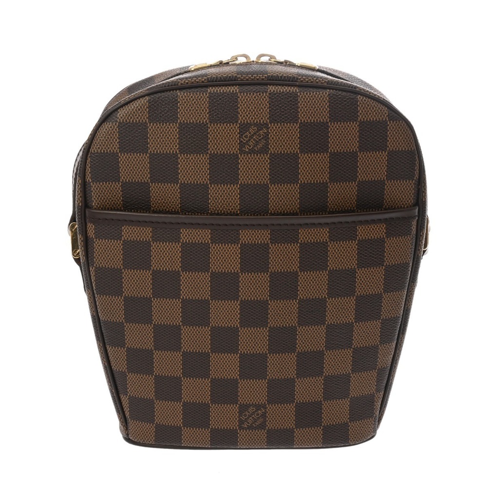 LOUIS VUITTON Damier Ipanema Brown Canvas Shoulder Bag